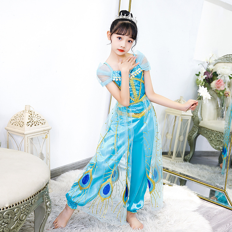 萬聖節 阿拉丁茉莉公主套裝 細肩抓紗 100-150cm #E53