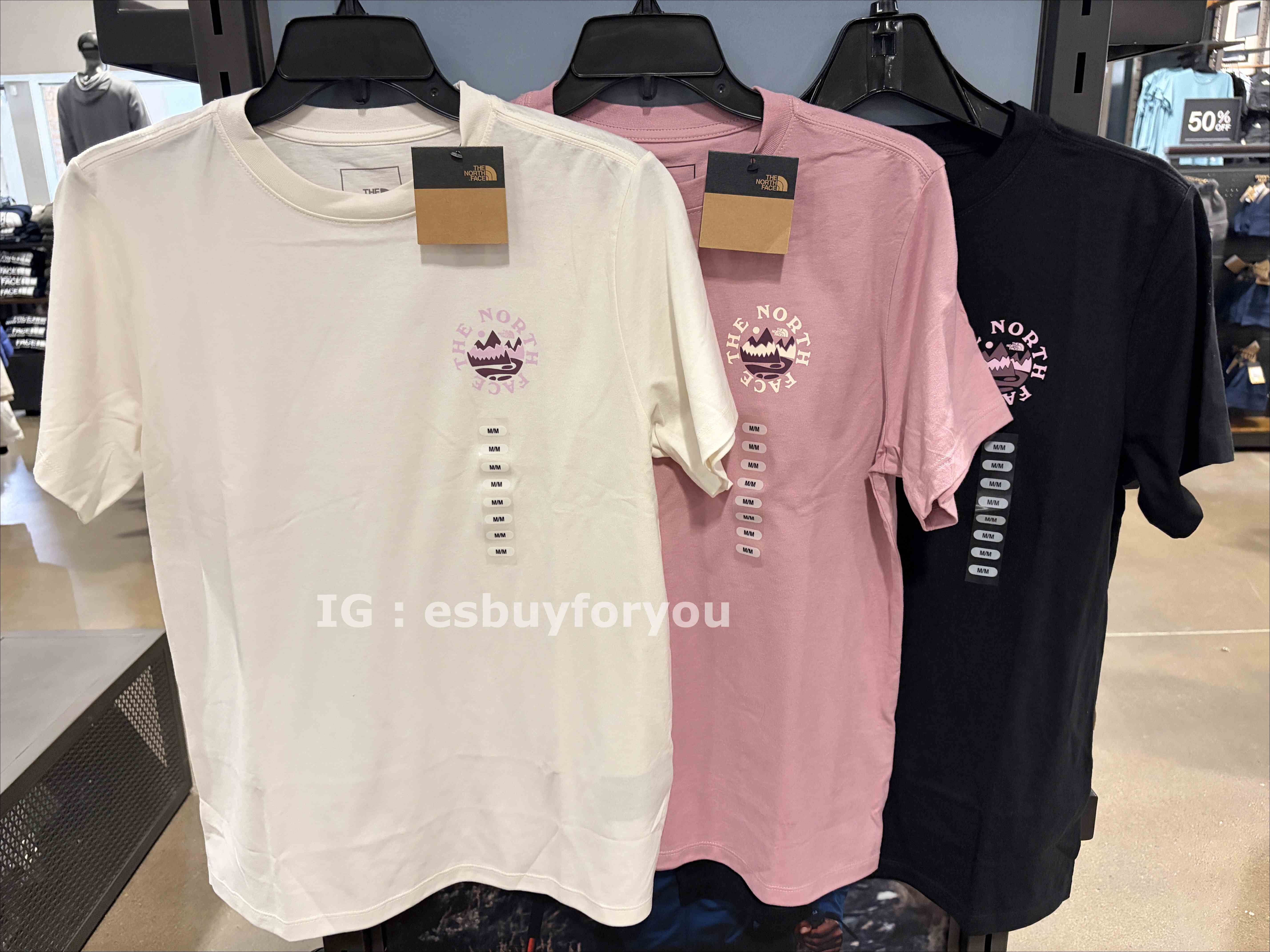 THE NORTH FACE 女大人 山脈小圖 造型 短TEE (正常版) (3色)