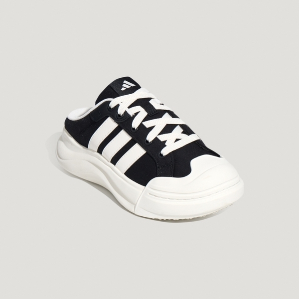 Adidas 愛迪達 Maxxcourt Mule HQ9514 男女 穆勒鞋 大頭懶人鞋 黑白 柔軟 穿搭