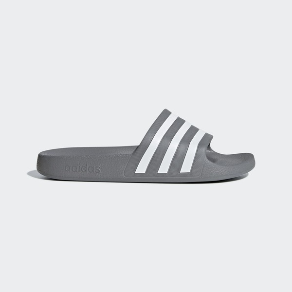 Adidas 愛迪達 Adilette Aqua F35538 男女 拖鞋 灰 泳池 海邊 夏日 一體成型