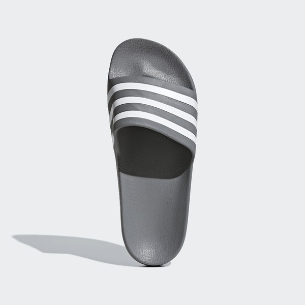 Adidas 愛迪達 Adilette Aqua F35538 男女 拖鞋 灰 泳池 海邊 夏日 一體成型