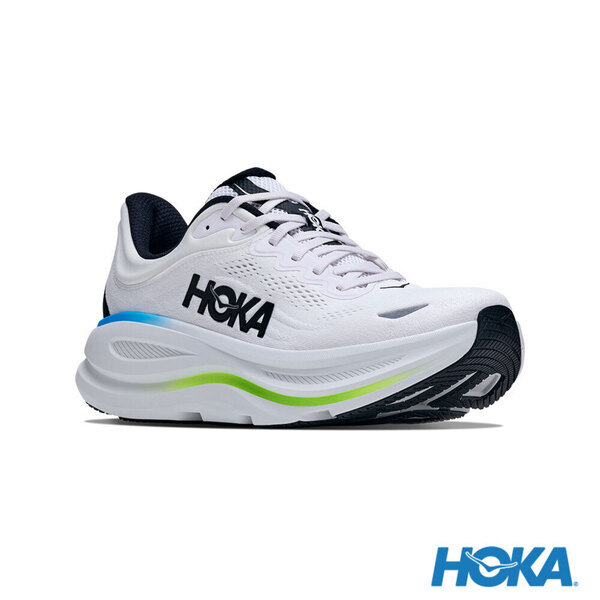 Hoka Bondi 9 Wide 1162014-FLCK 女 慢跑鞋 寬楦 支撐 緩震 競速 霜白 黑