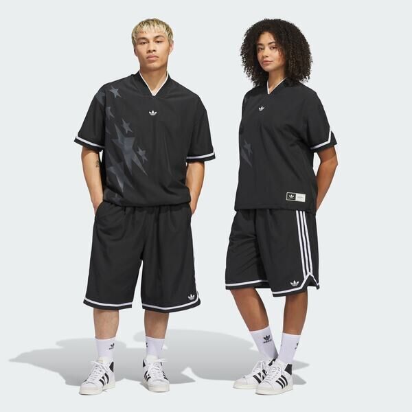 Adidas 愛迪達 Long Short JZ6968 男女 短褲 運動短褲 籃球褲 黑 寬鬆 長版