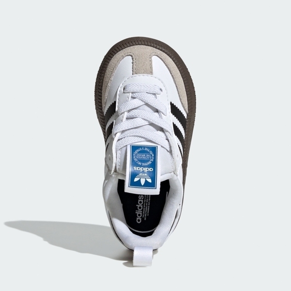 Adidas 愛迪達 Samba Quickon I KI1577 小童 休閒鞋 復古 流行 白黑 柔軟