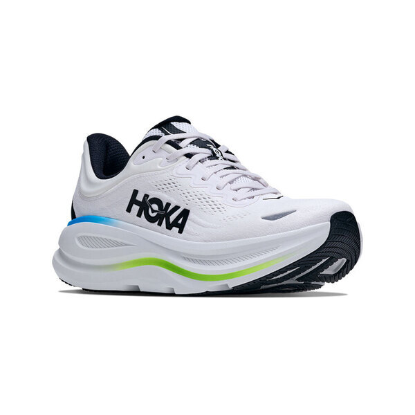 Hoka Bondi 9 Wide 1162013-FLCK 男 慢跑鞋 寬楦 支撐 緩震 競速 霜白 黑
