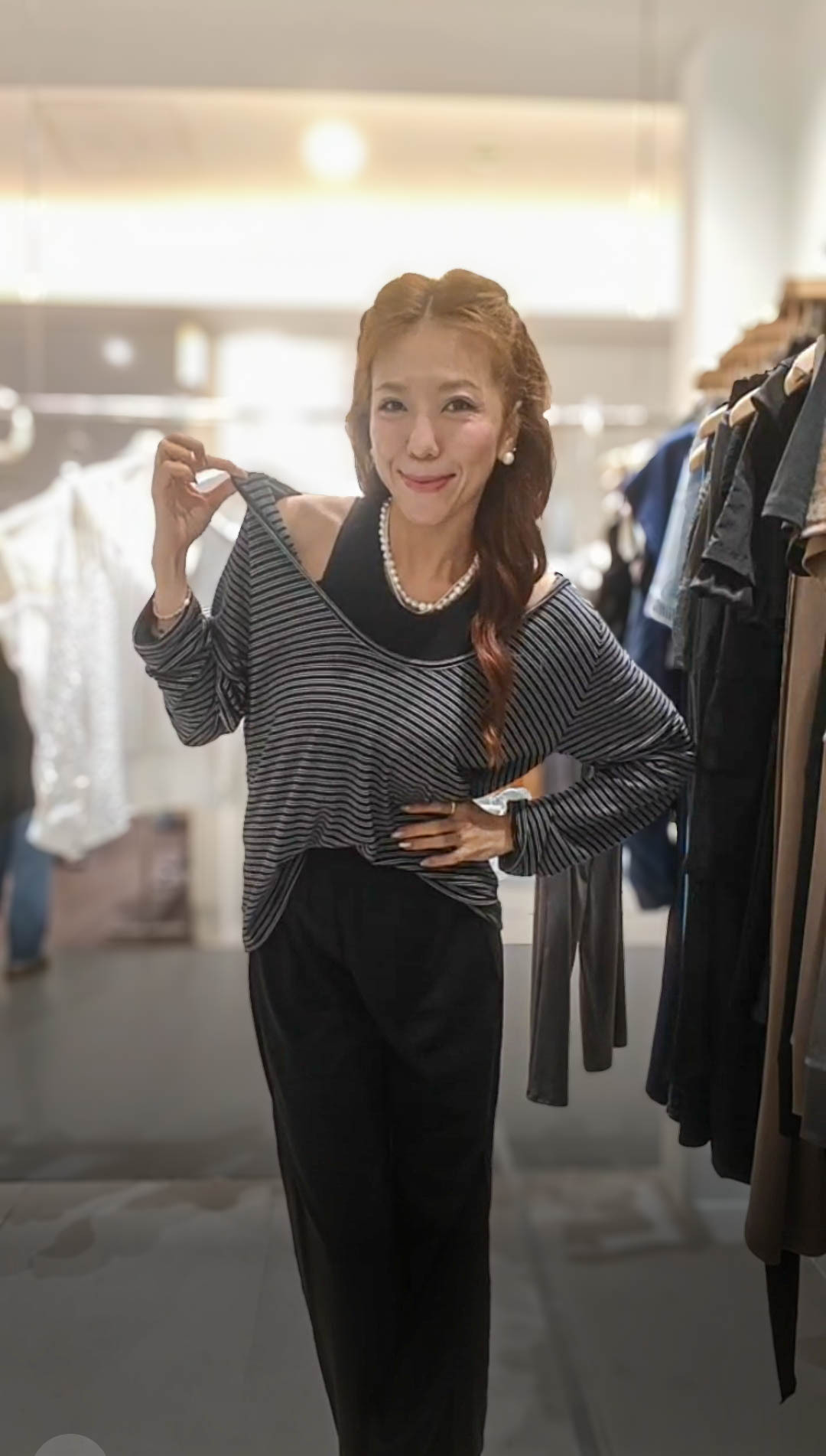 💍K4059  ▶️連帽二件式條紋上衣 👉B:108cm L:62cm