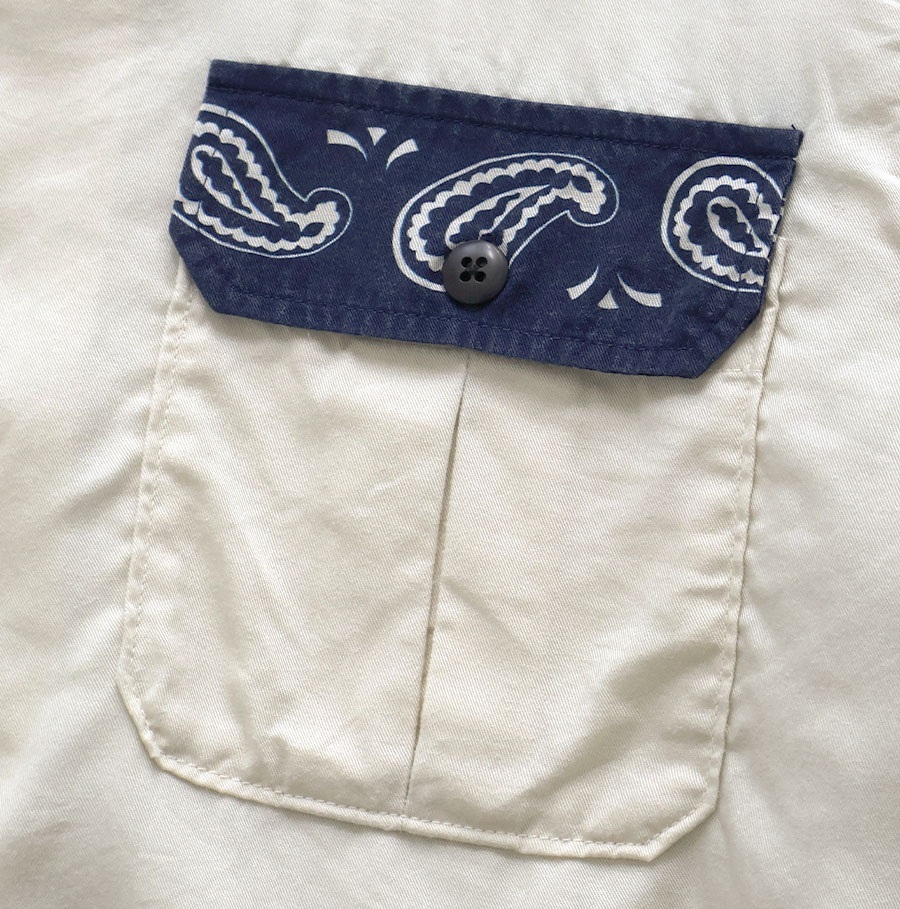 KAPITAL 2026 RAYON TWILL 2-TONE DRIZZLER JACKET (PECOS PAISLEY) - PRE ORDER ITEM (預訂中)