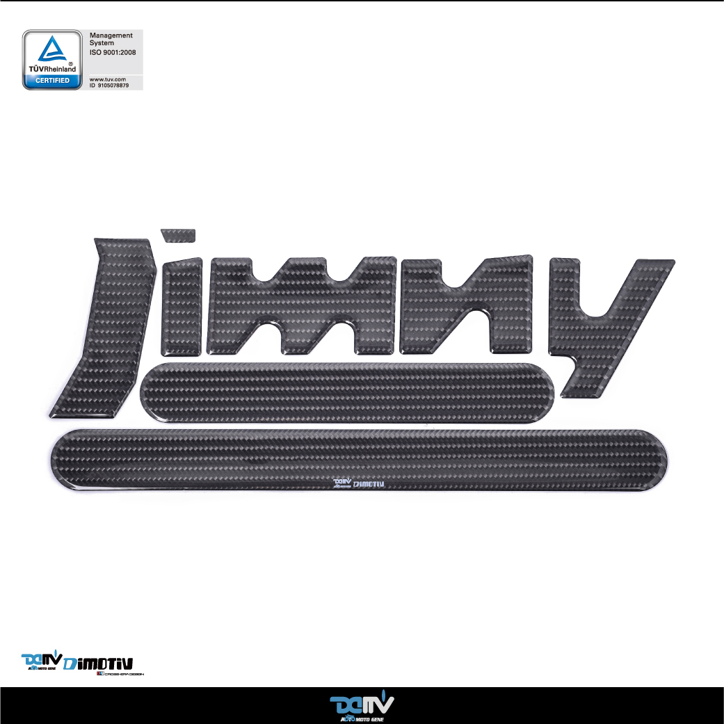 【DIMOTIV】SUZUKI Jimny 20-26 車身飾貼組(備胎箱LOGO)