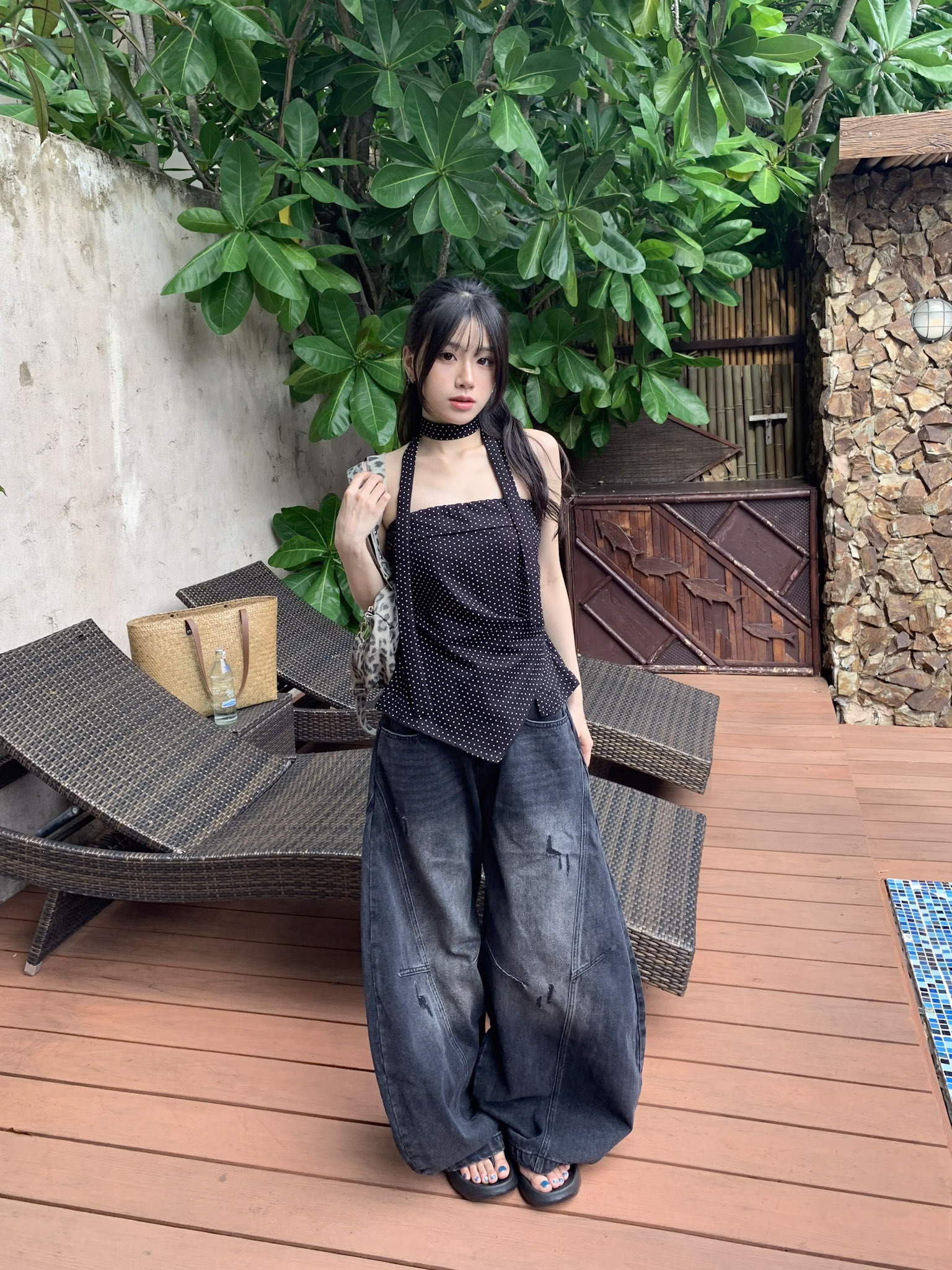 ISA_【ISA MADE】Yours Alone 只想你有的刷破牛仔褲_64028