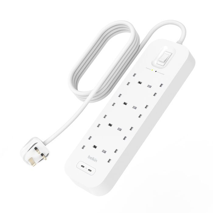 Belkin Connect 8-Way Surge Protector SRB004