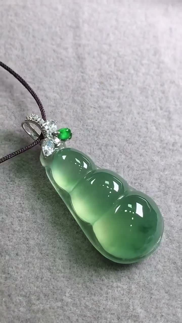 翡翠福豆,天然翡翠A玉, 緬甸玉, Jade, Jadeite