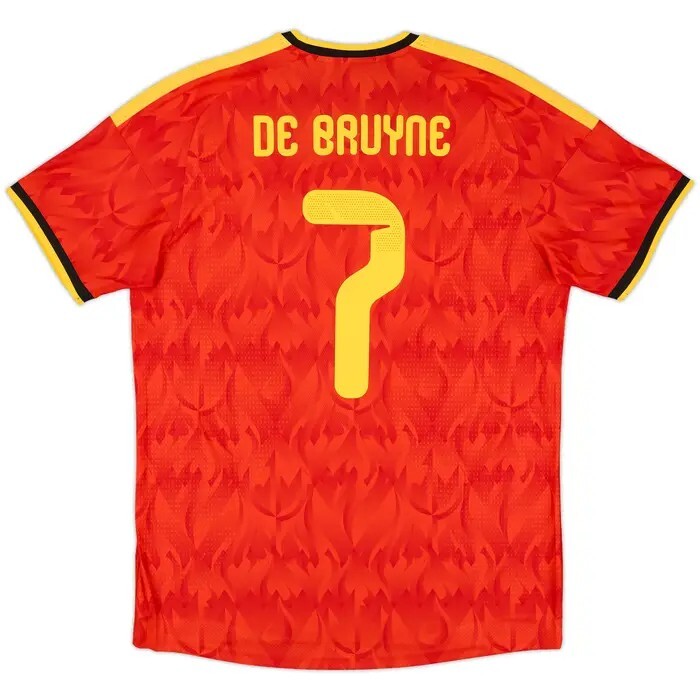 2026 Belgium Authentic Home Shirt with Nameset