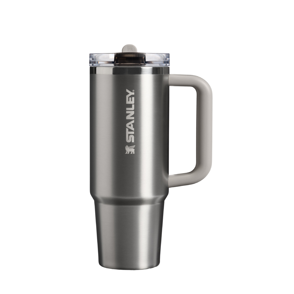 STANLEY 防漏吸管隨手杯 0.88L / 鋼鐵灰