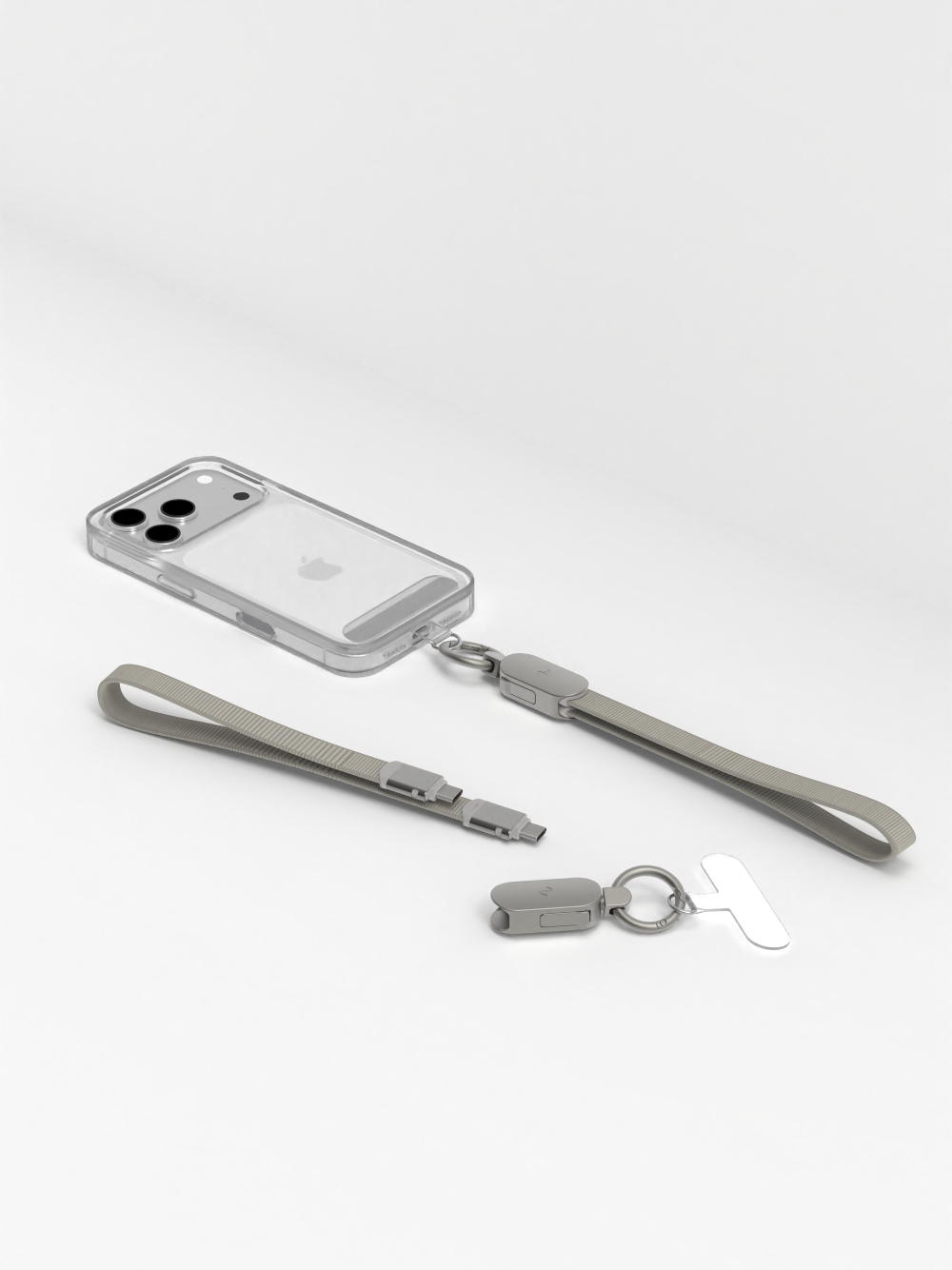 Allite 二合一  USB-C to USB-C 充電掛繩線｜支援 Type-C 240W 快充（30cm）