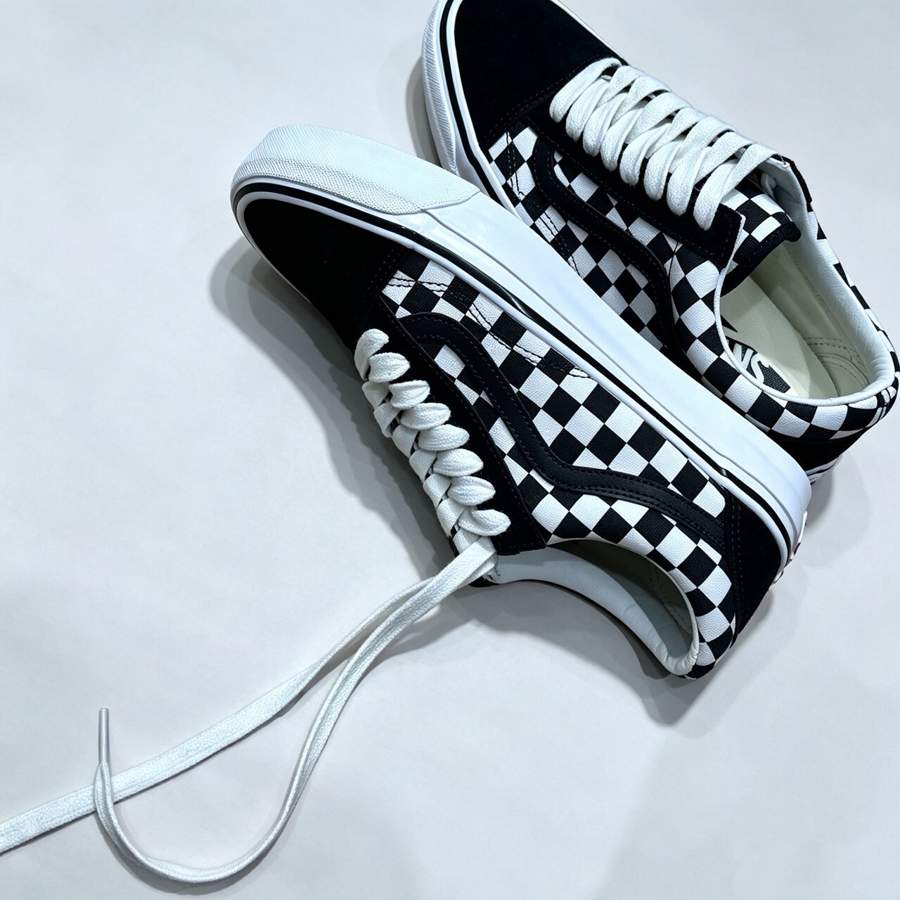 【官網限定】ANS LX Old Skool_CHECKERBOARD BLACK/WHITE 棋盤格 休閒鞋 VN000D56BZW VII