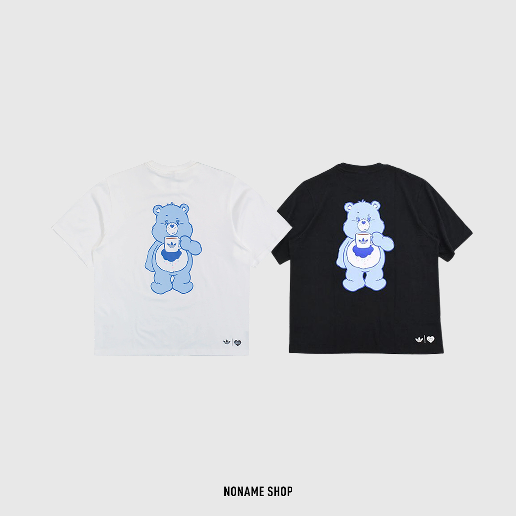 ADIDAS X CARE BEARS 彩虹熊 聯名 牢騷熊 短T 兩色 (男款)