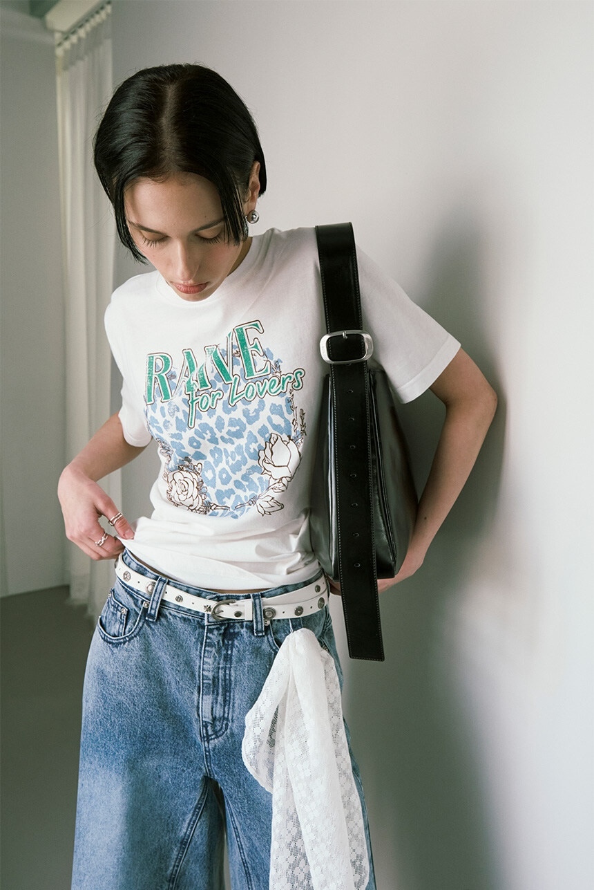 RAIVE Love Leopard Graphic T-shirt