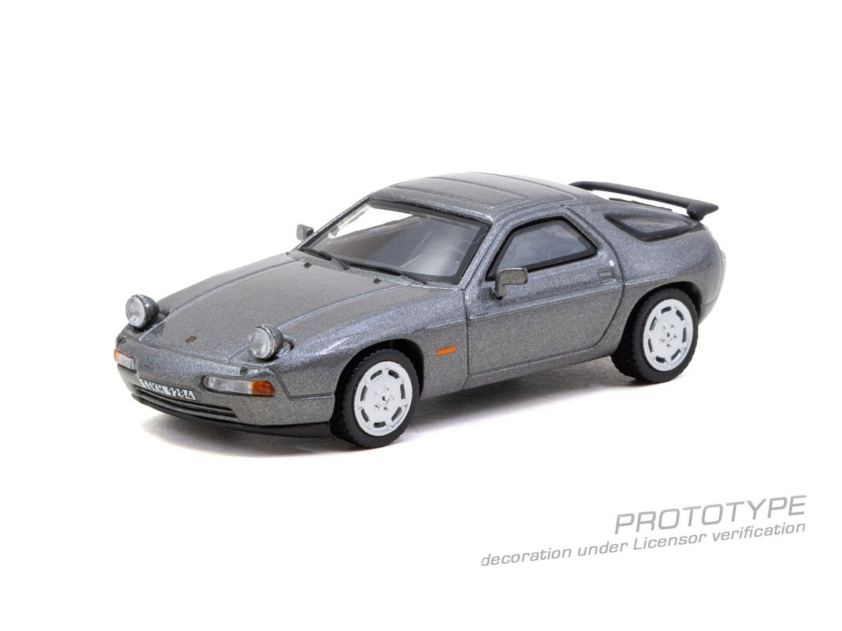 [預訂] Tarmac Works 1/64 保時捷Porsche 928 S4 灰色金屬漆