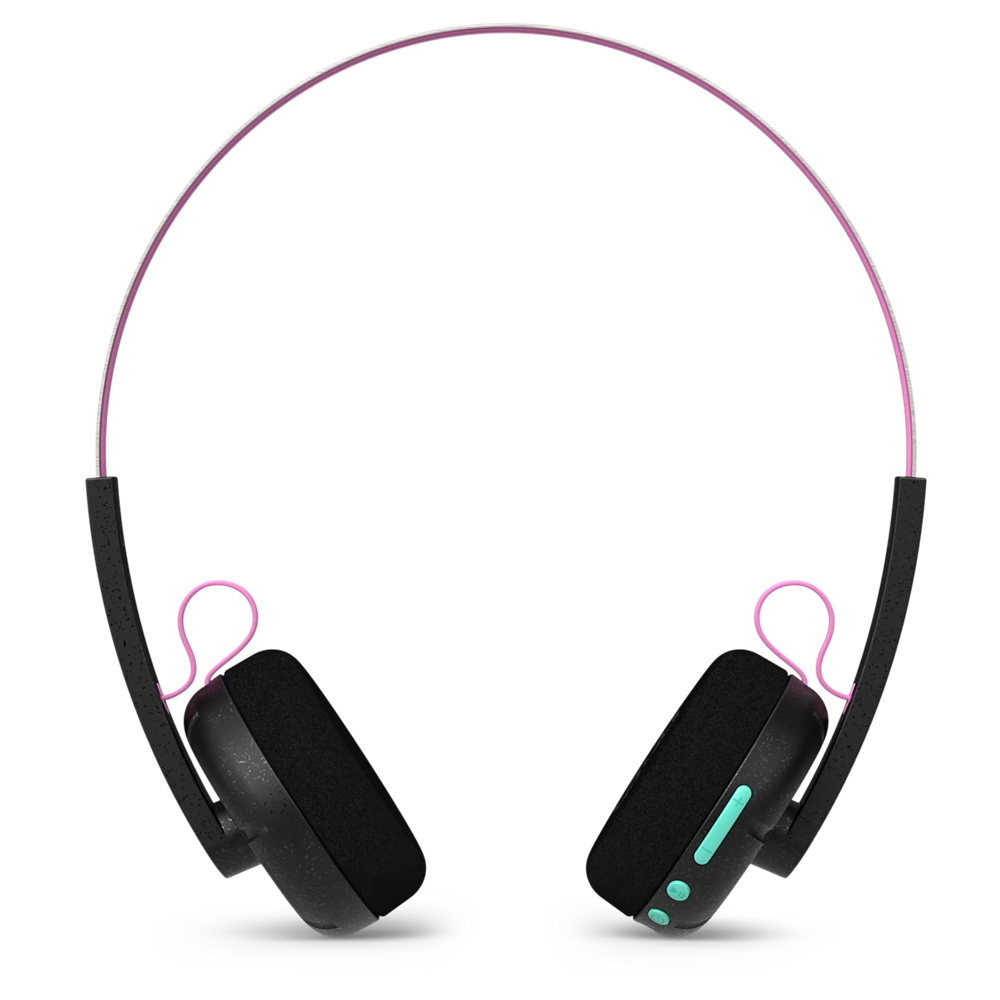 PHILIPS TAMS1 黑色貼耳式藍牙耳機正面，展示耳墊與右耳控制鍵