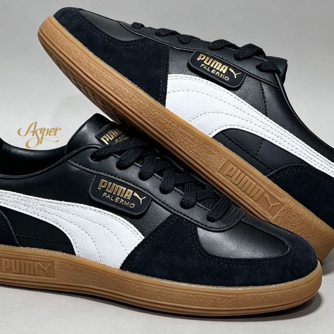 【官網限定】PUMA Palermo Lth 休閒鞋  黑焦糖底 女 39646403 VII