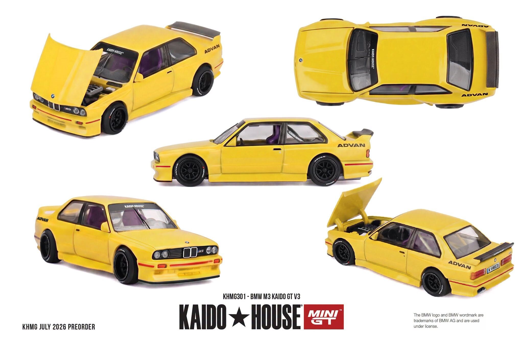 [預訂] Mini GT #301 BMW M3 Kaido GT V3