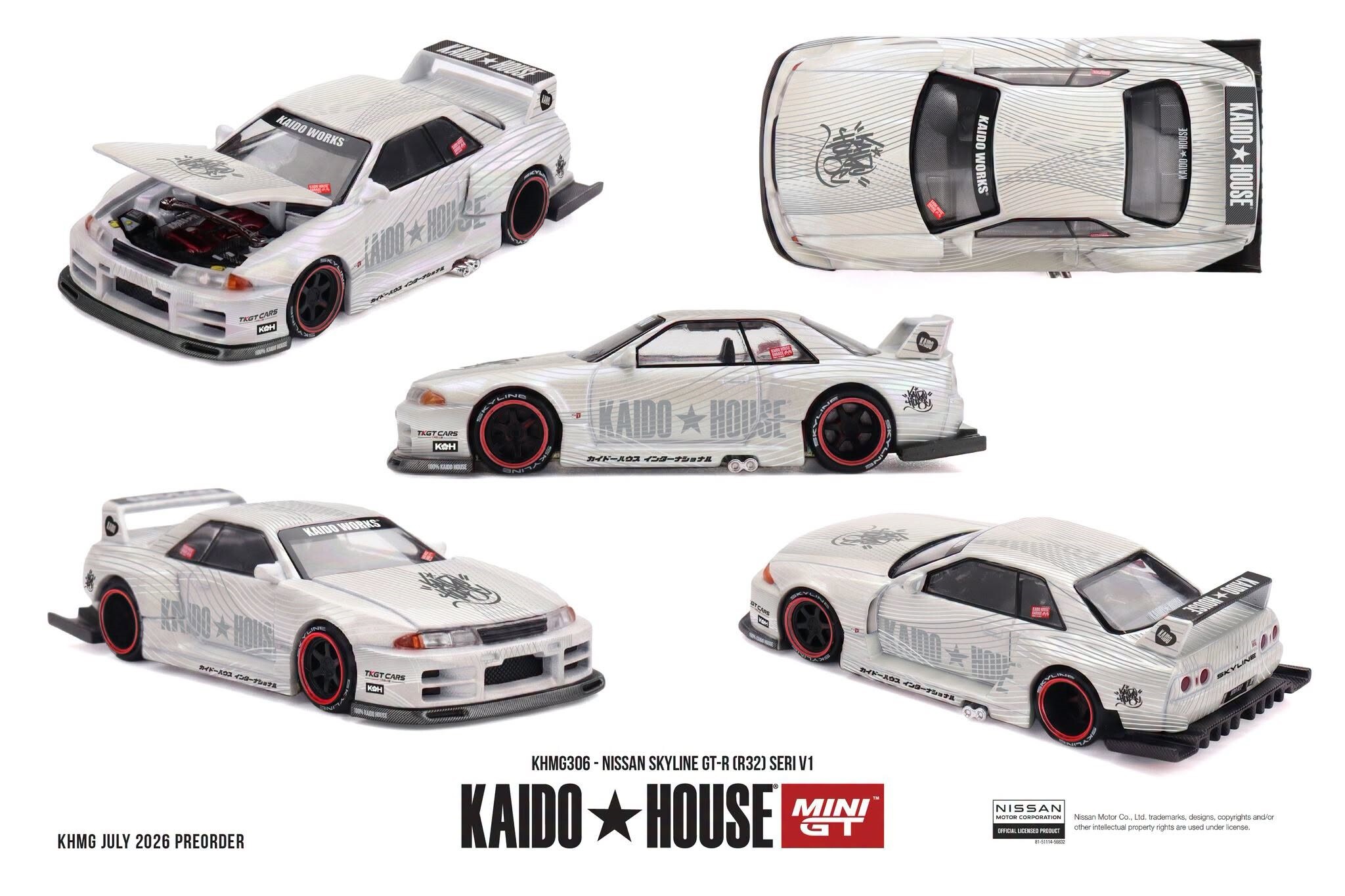 [預訂] Mini GT #306 日產Nissan Skyline GT-R (R32) SERI V1