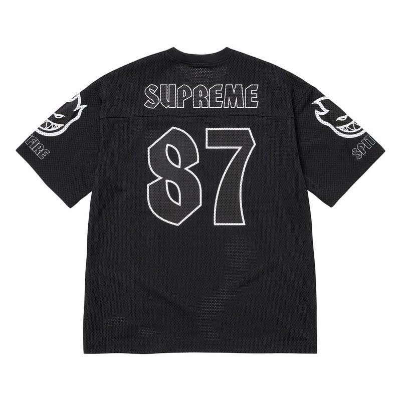 Supreme x Spitfire Jersey 火焰 球衣 短袖 黑色 SS26KN60-BK [台灣現貨]