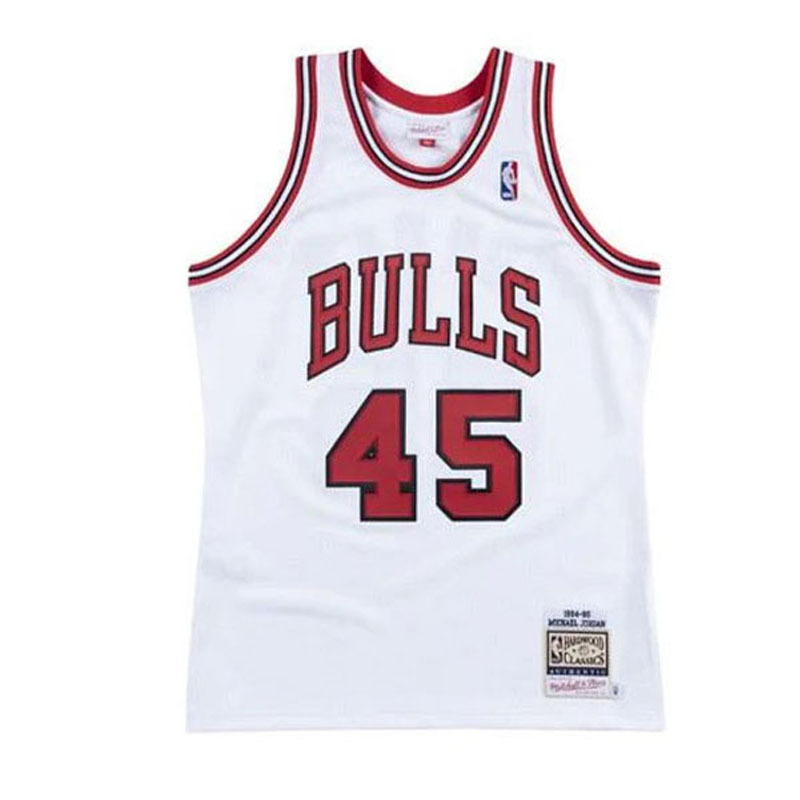 （特價6折，不退換）MITCHELL & NESS M&N NBA AUTHENTIC JERESY 1994-95 公牛客場 球員版 球衣【AJY4LG19007-CBUWHIT94MJO】喬丹