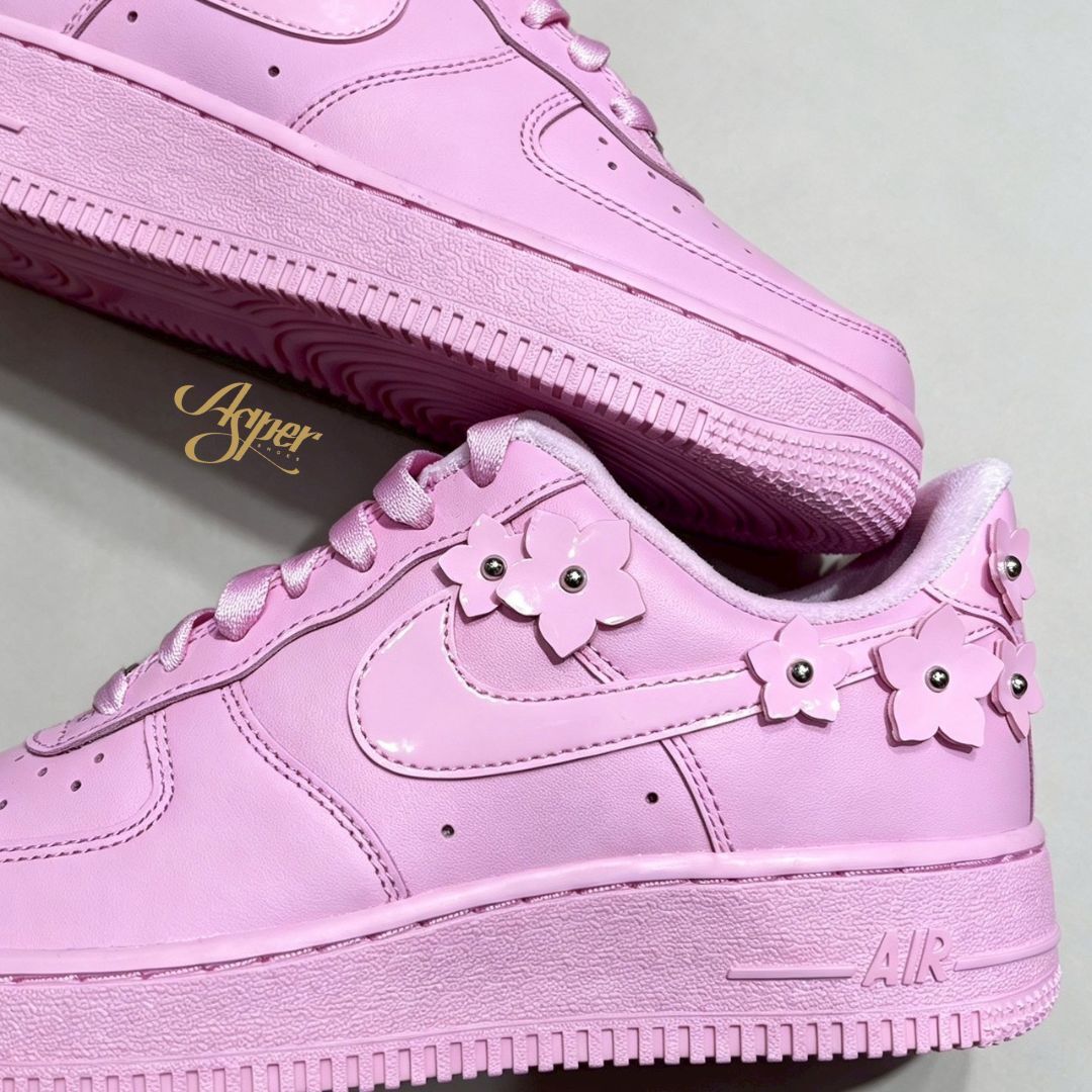 【官網限定】Nike  Wmns Air Force 1 07 ''Florette Pink Rise'' 粉紅 花卉 女鞋 IR8637-600 VII