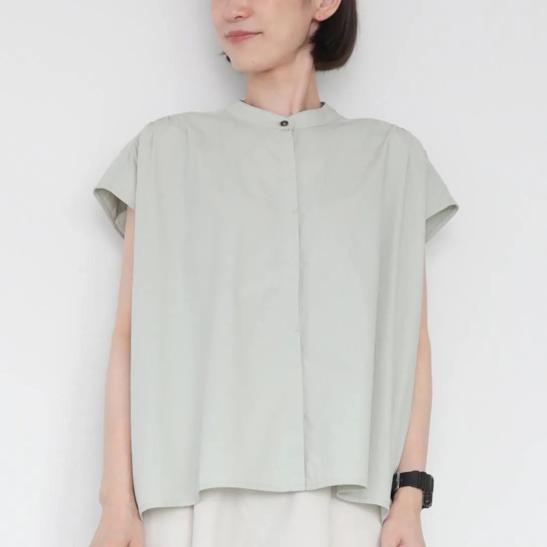 OMAKE.jp 落肩氣球上衣BalloonBlouse 薄荷綠