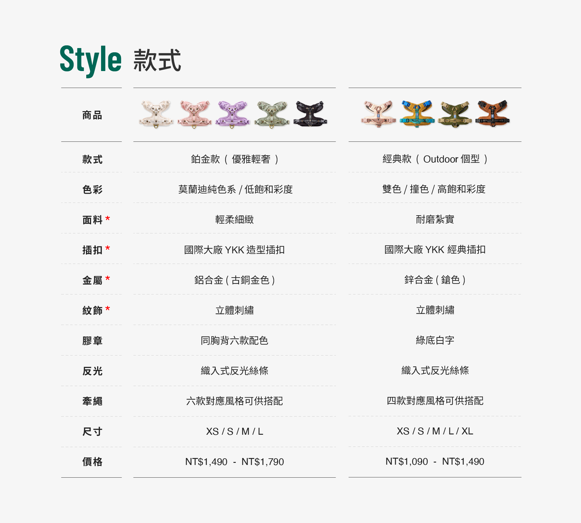 HORHORJOY harness style
