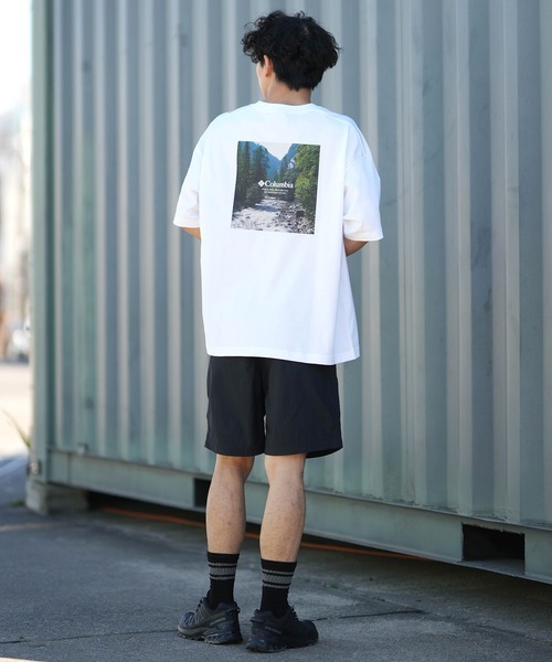 日本 Columbia x Murasaki Sports Back Print T-Shirt [PM0963]