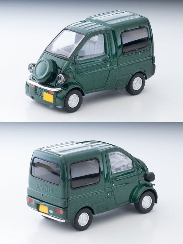 預訂:1/64 TOMYTEC LV-N362c Daihatsu Midget II Cargo R Type (Dark Green) Custom Ver. 1997 Model (340218)