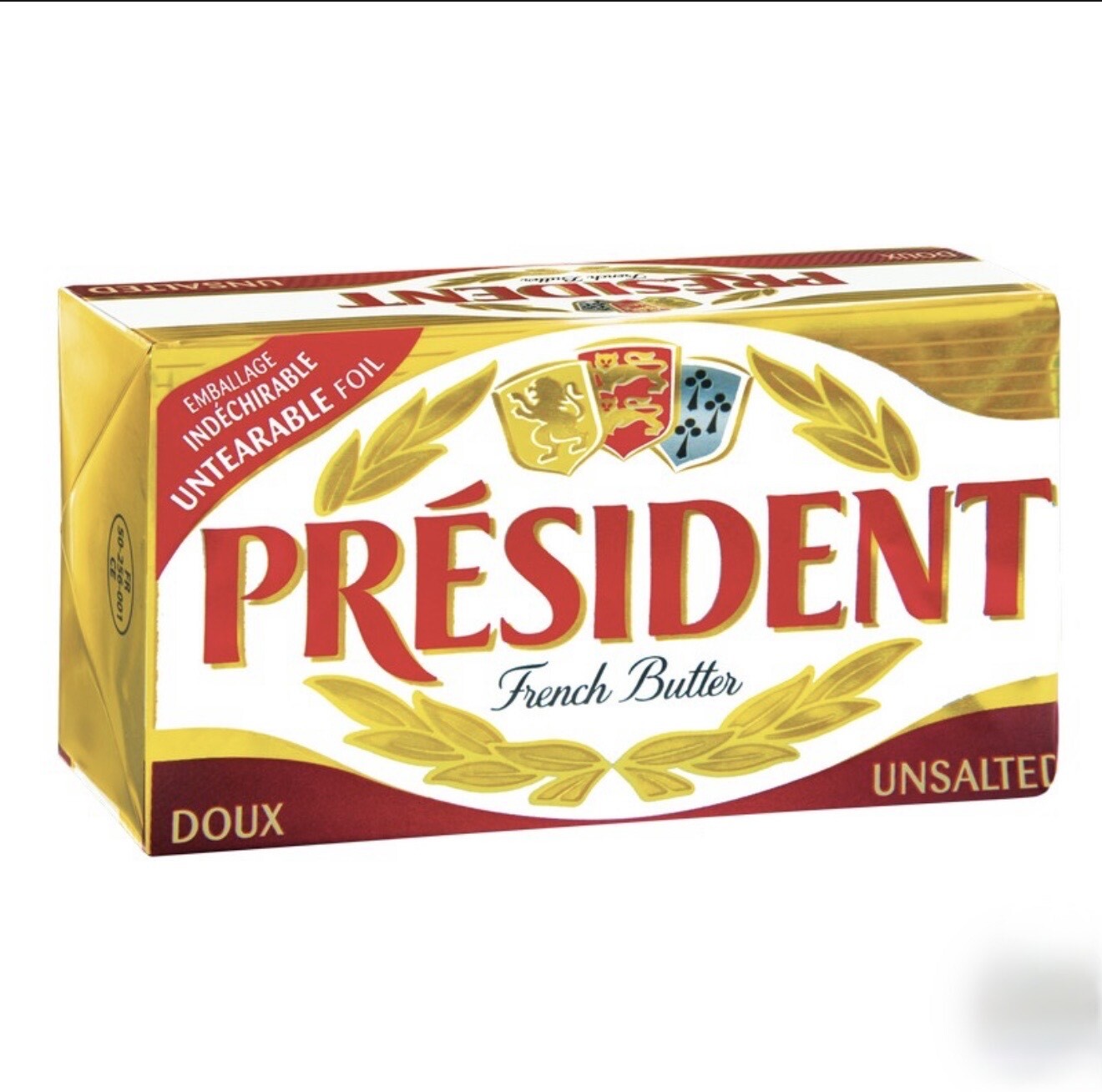 [Chilled] President Unsalted Butter 200g