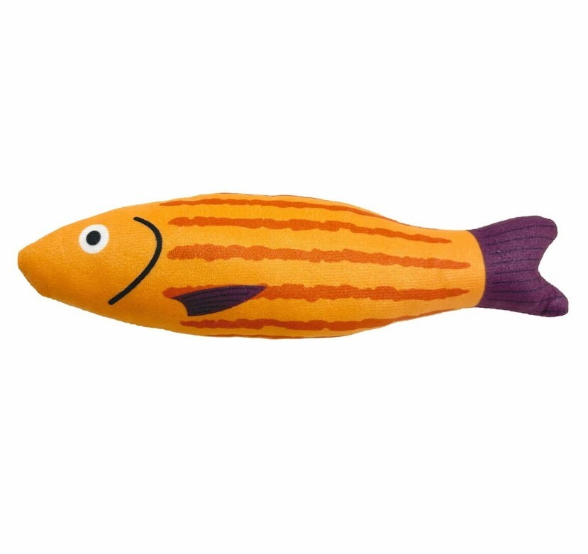 HIDREAM Cat Toys - Catnip Striped Fish
