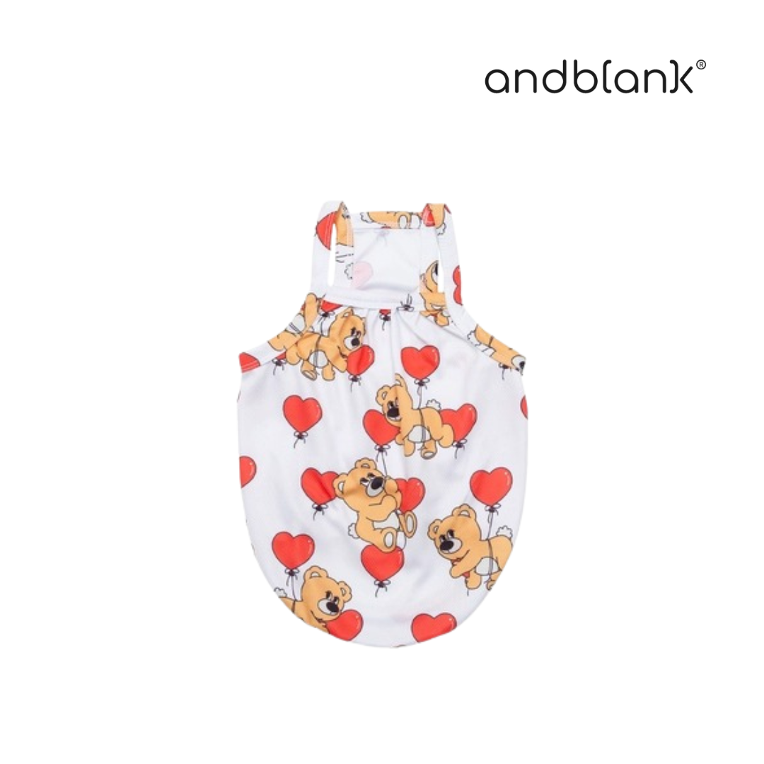 andblank 愛心氣球熊涼感背心