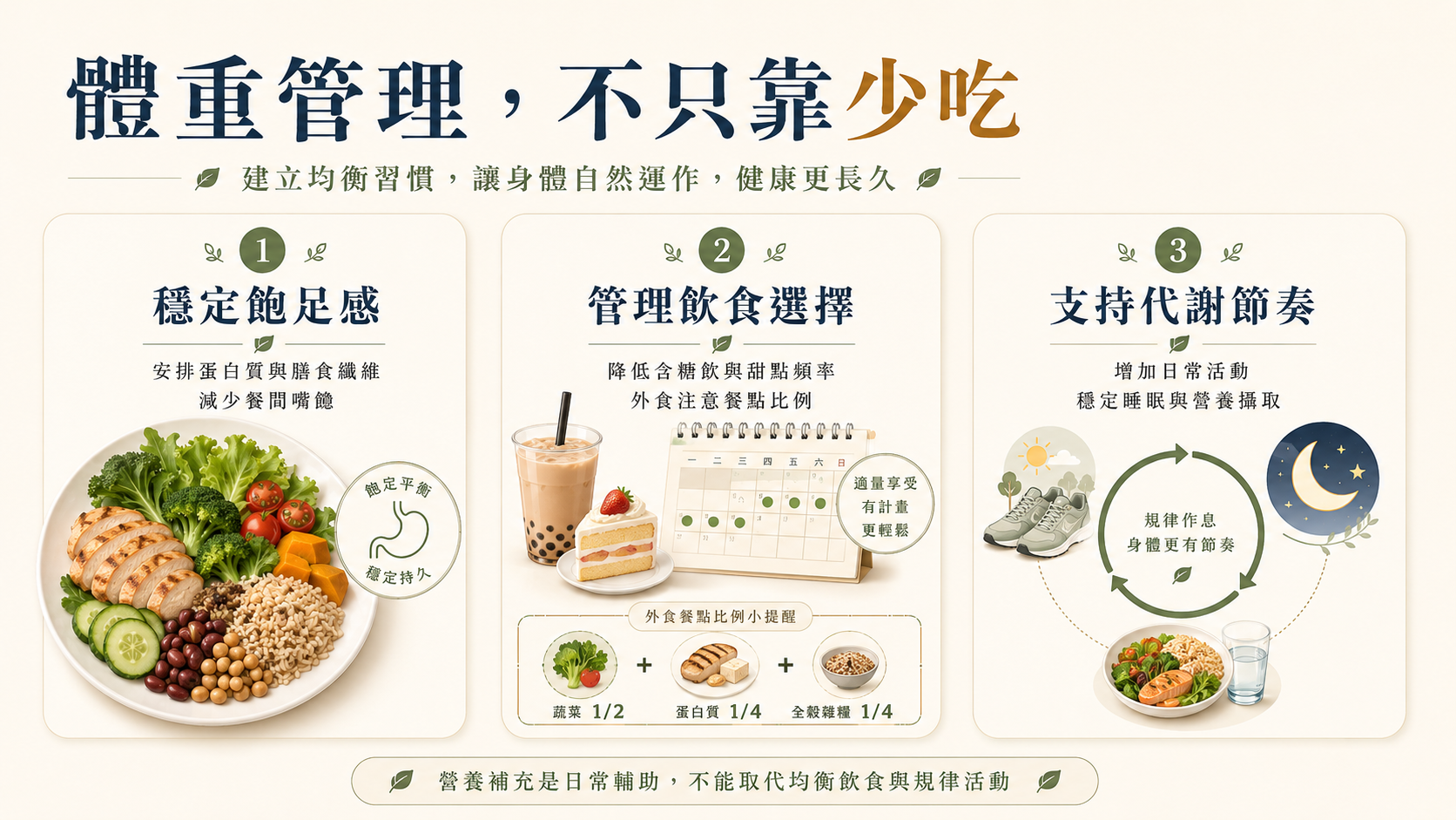 科學三管齊下