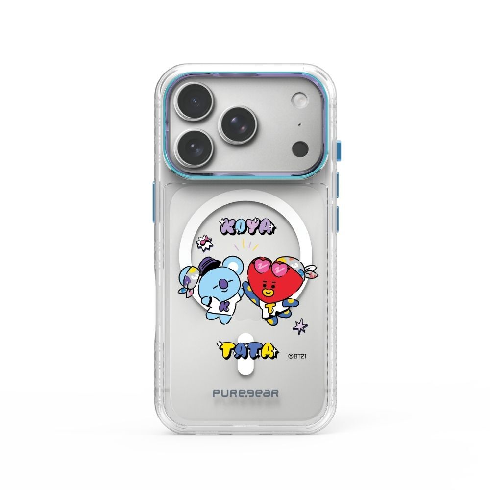 宇宙明星BT21 / iPhone 冰鑽防摔減壓手機殼 - KOYA&TATA