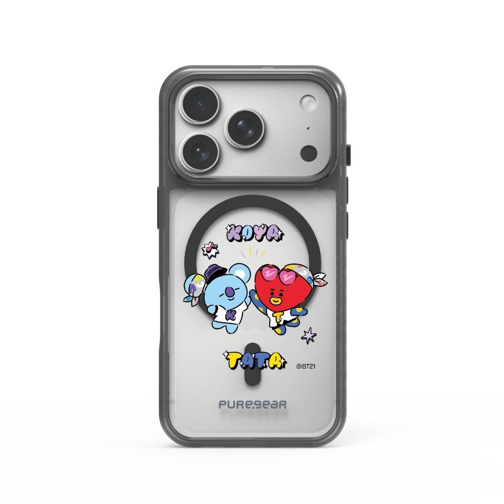 宇宙明星BT21 / iPhone 冰鑽防摔減壓手機殼 - KOYA&TATA