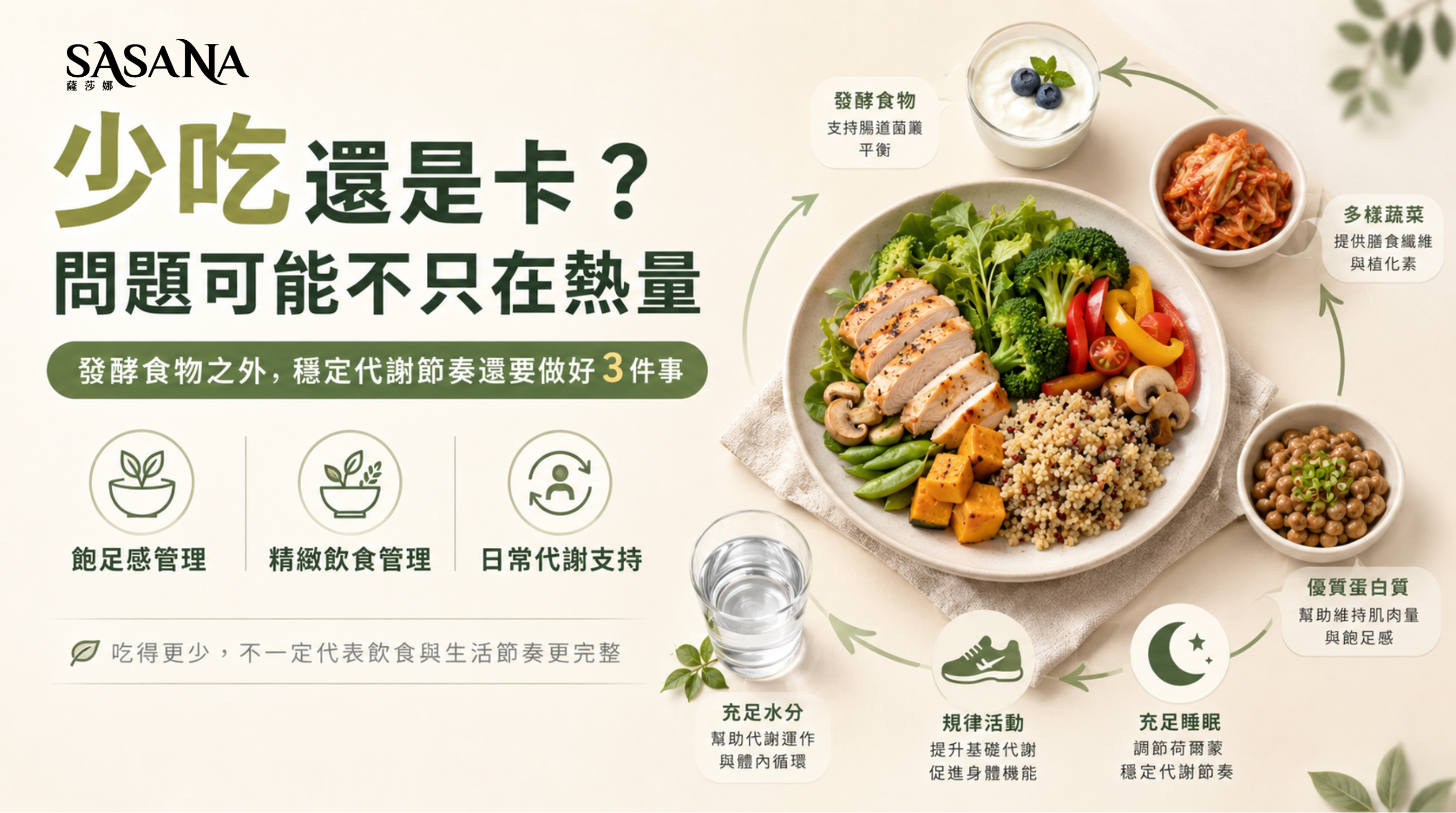 網傳吃發酵食物能促進代謝?從腸道菌相看體態調控