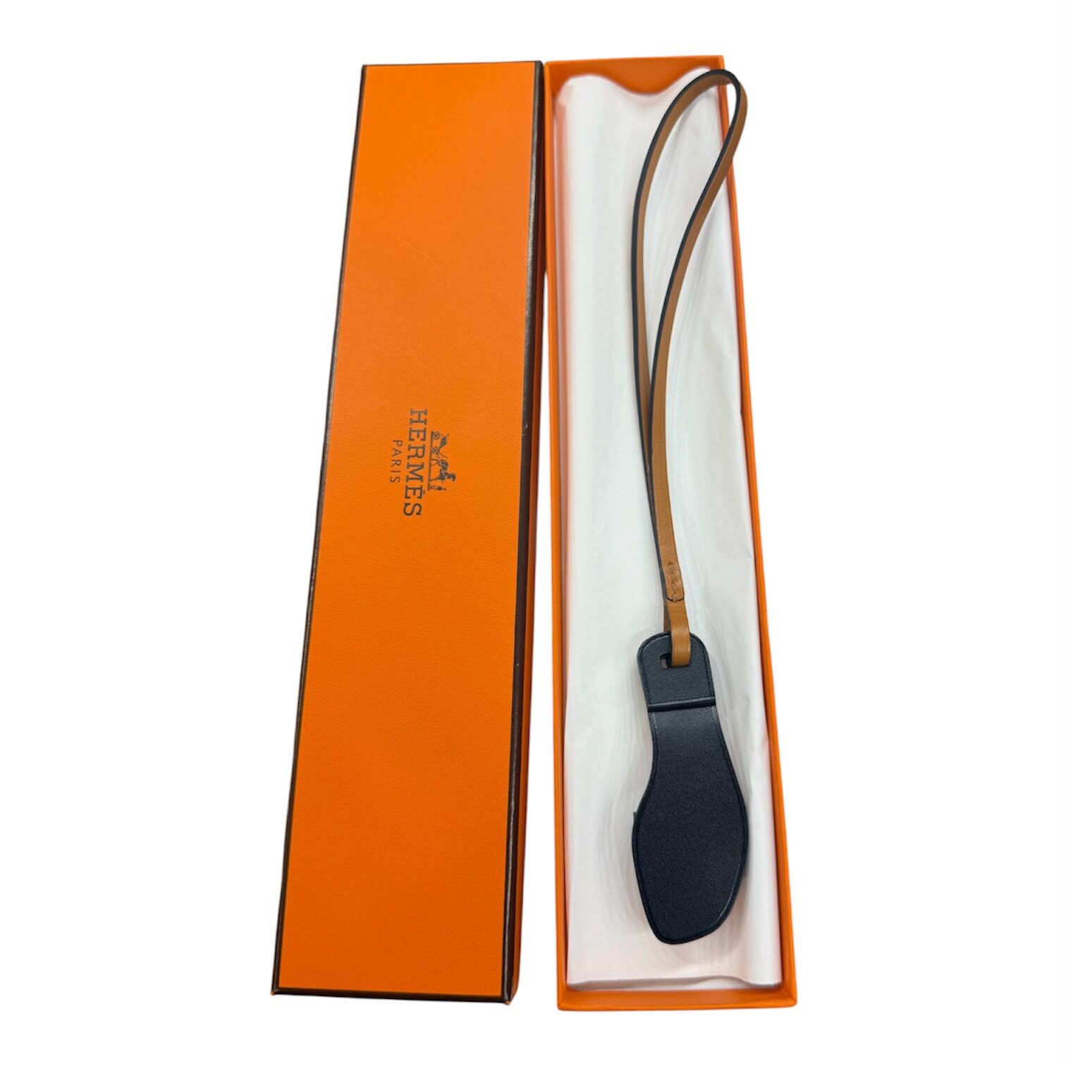 BRAND NRW HERMES ORAN NANO CHARM 黑/金棕色 #愛馬仕吊飾