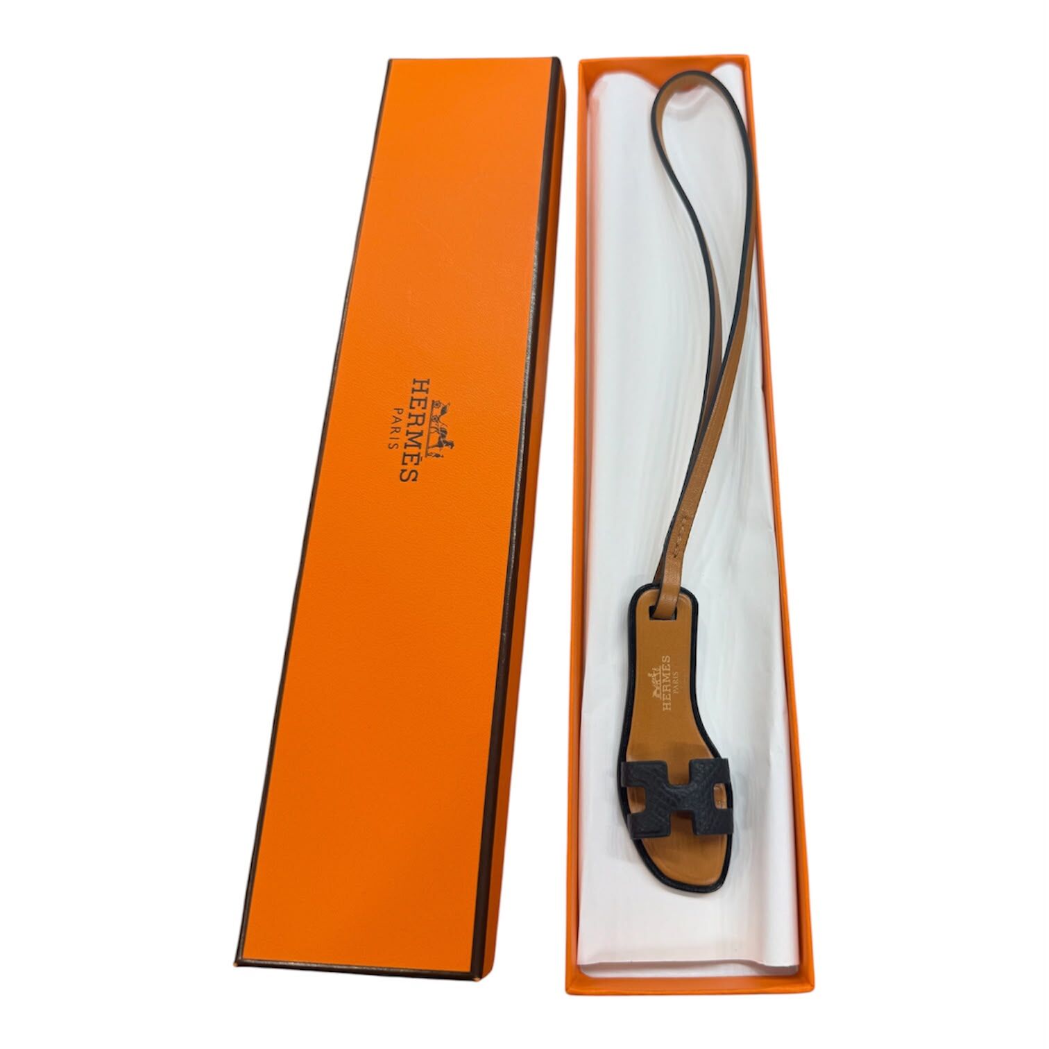 BRAND NRW HERMES ORAN NANO CHARM 黑/金棕色 #愛馬仕吊飾