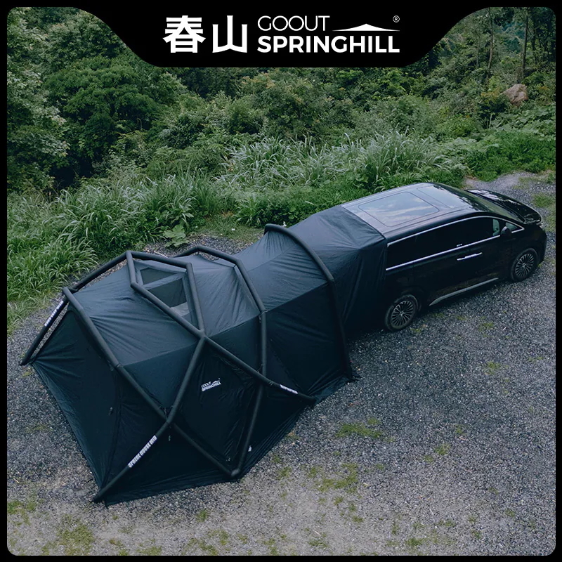 SPRINGHILL春山 春山伏羲空氣圓頂帳篷-組合優惠 (TC棉基本款+車尾連接套件)