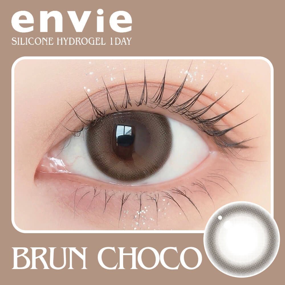 Envie 1 Day Gentle Series (Brun Choco)(10片)
