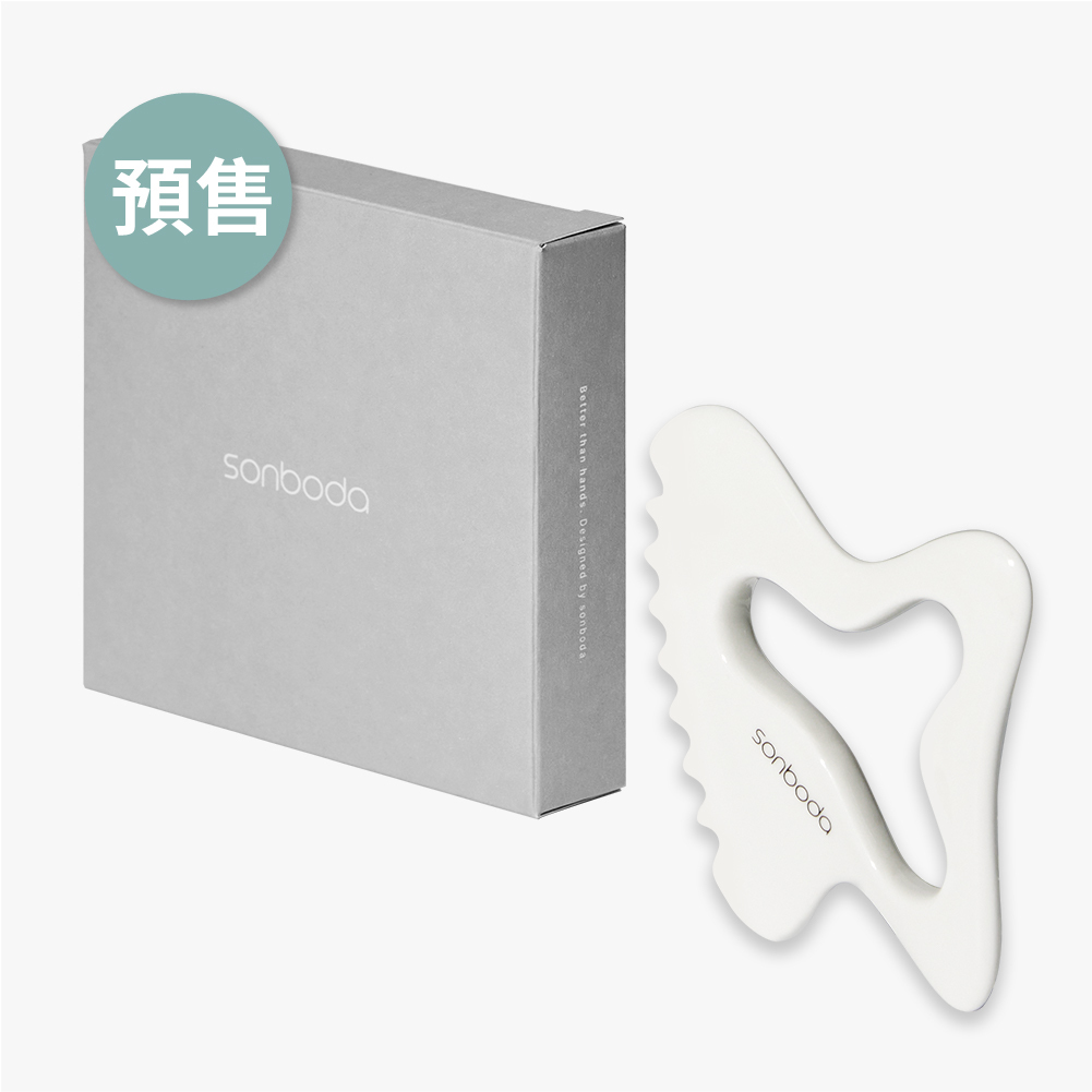 【Sonboda×蓓膚美】面部陶瓷刮痧板 聯名限定組（可選40入/60入/100入午夜巴黎眼膜）