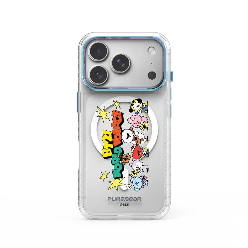 宇宙明星BT21 / iPhone 冰鑽防摔減壓手機殼 - 世界之旅
