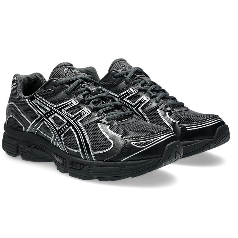 （門市現貨）男女鞋 ASICS GEL-STRATUS MC 黑銀色 亞瑟膠緩震 支撐 網眼 透氣 運動 休閒鞋【1203B049-020】