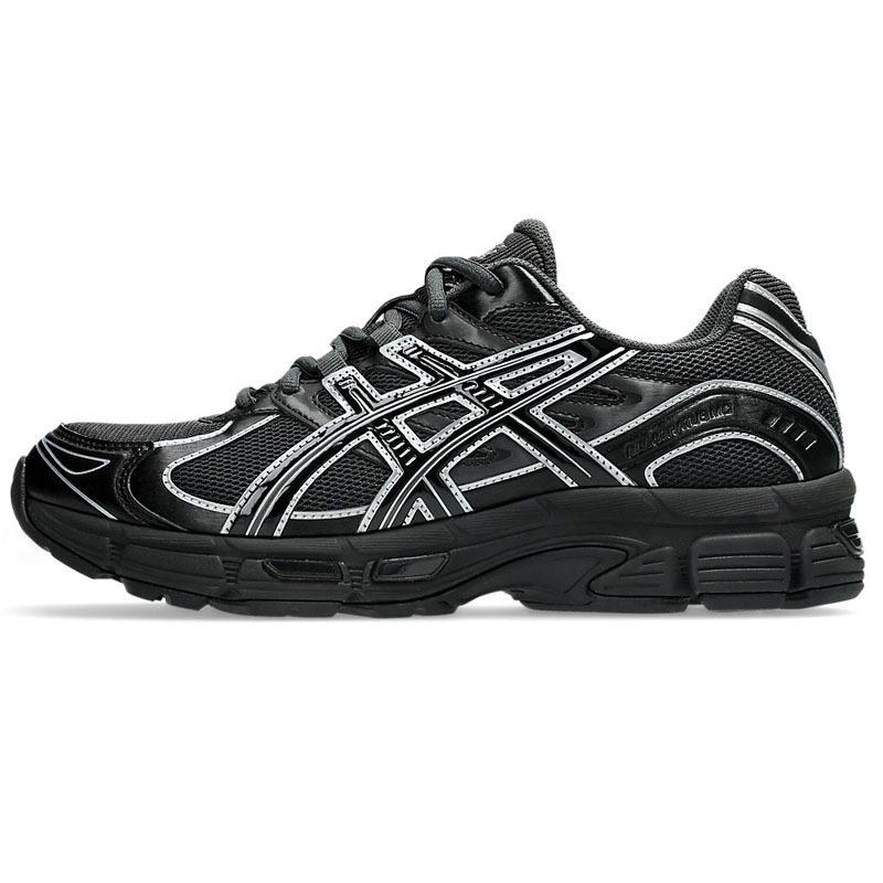 （門市現貨）男女鞋 ASICS GEL-STRATUS MC 黑銀色 亞瑟膠緩震 支撐 網眼 透氣 運動 休閒鞋【1203B049-020】