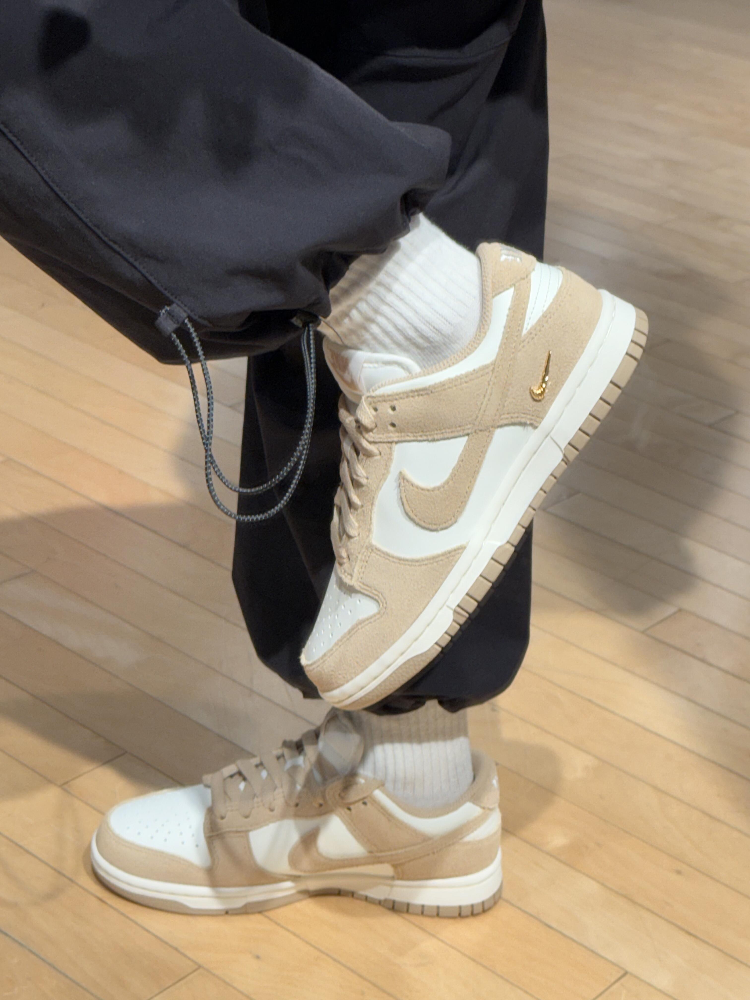 【預購】Nike Dunk Low "Sail Metallic Gold Linen" 麂皮 燕麥奶茶 小金勾 IO4244-101