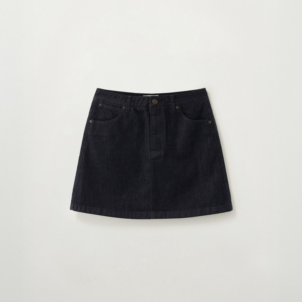 Satur｜SA261WDK02 (W) Classic Nonfade Denim Mini Skirt S83